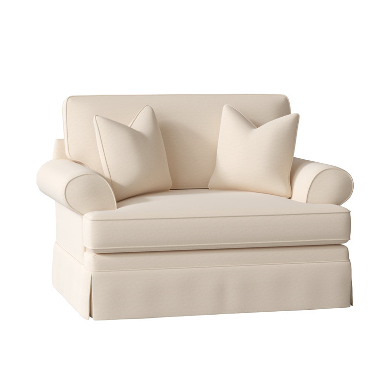 Fauteuil Brookner, Bayou en toile lavable naturelle