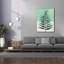 Toile épique Graffiti «Verging Palm 2» par Annie Warren, 40 po x 54 po