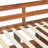 Solid Pine Full Size Multi-functional Loft Bed with Integrated Desk and Storage Solutions, Warm Brown