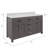 Minnetrista Double Bathroom Vanity with Marble Top-31600027