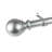 Inman Plastic Adjustable Single Curtain Rod-28961965-28892799