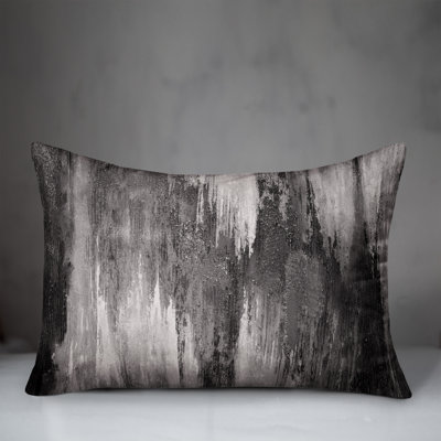 Painted Abstract Outdoor Rectangular Pillow Cover & Insert