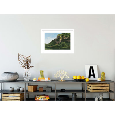 Rocks at Mouthier by Gustave Courbet -Framed Giclee Print