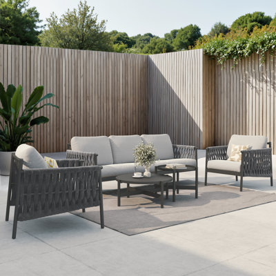 Arlend 5-Person Patio Conversation Set with Cushions