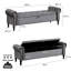 Banc de rangement rembourré 66,9 po-1487340278