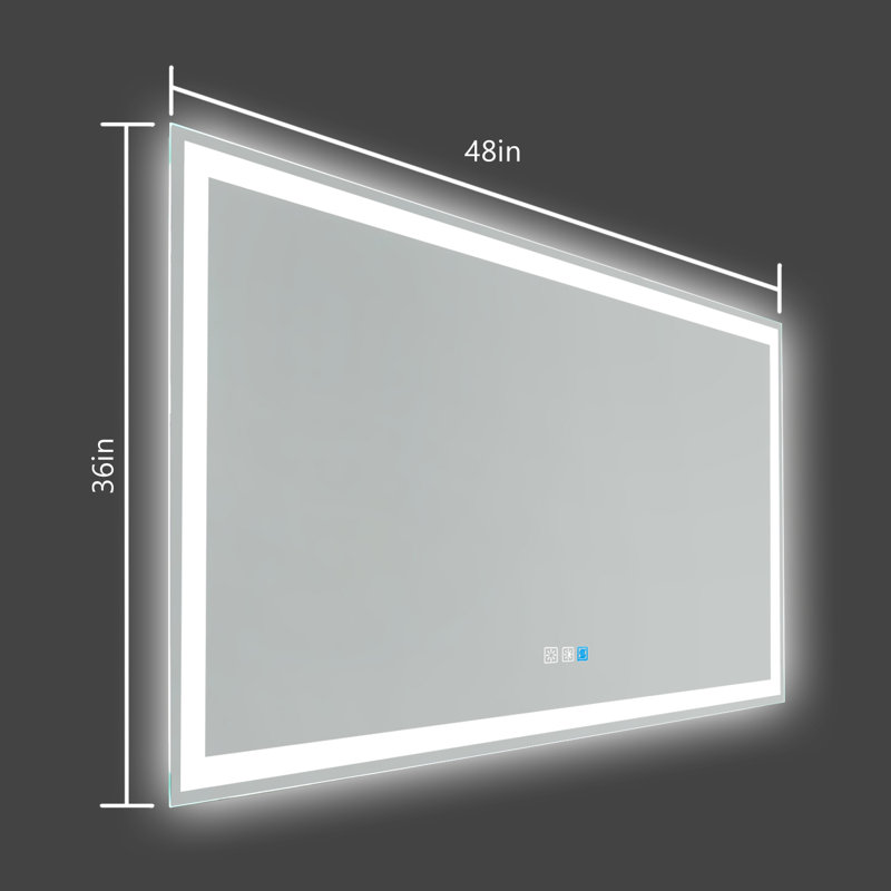 Flat Wall Mirror, 36" x 48"