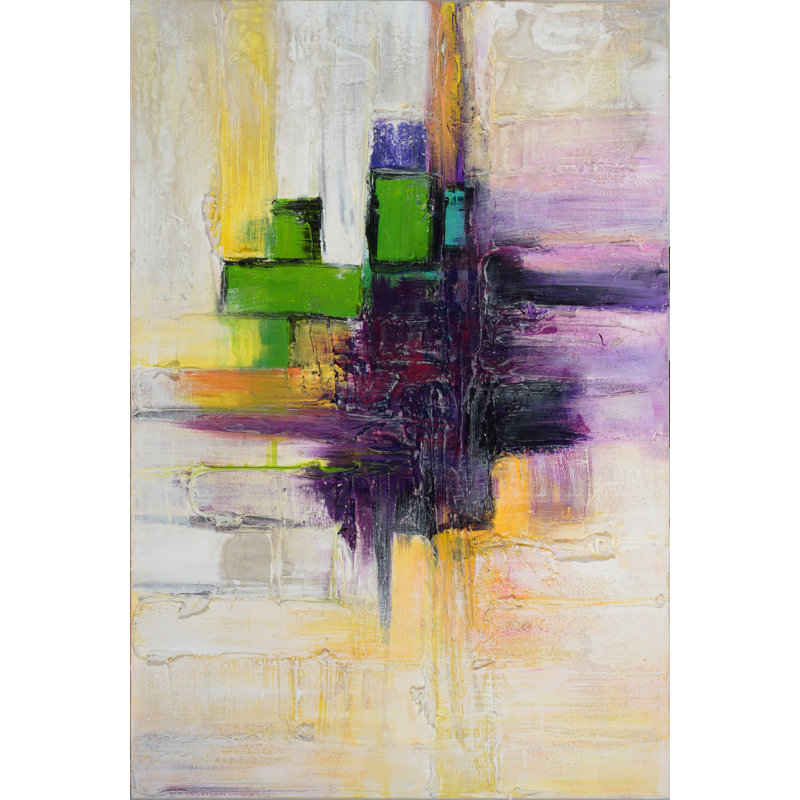 Color Weave 1 Painting by H. Scott