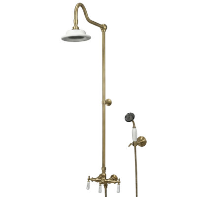 Exposed Shower System with Handshower