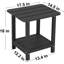 Table d'appoint d'extérieur en PEHD Adirondack-204701029