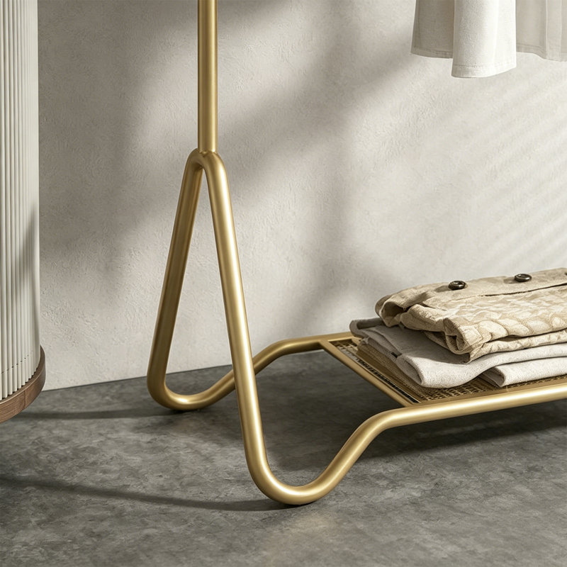 Luxury Hall Tree Rack, Gold