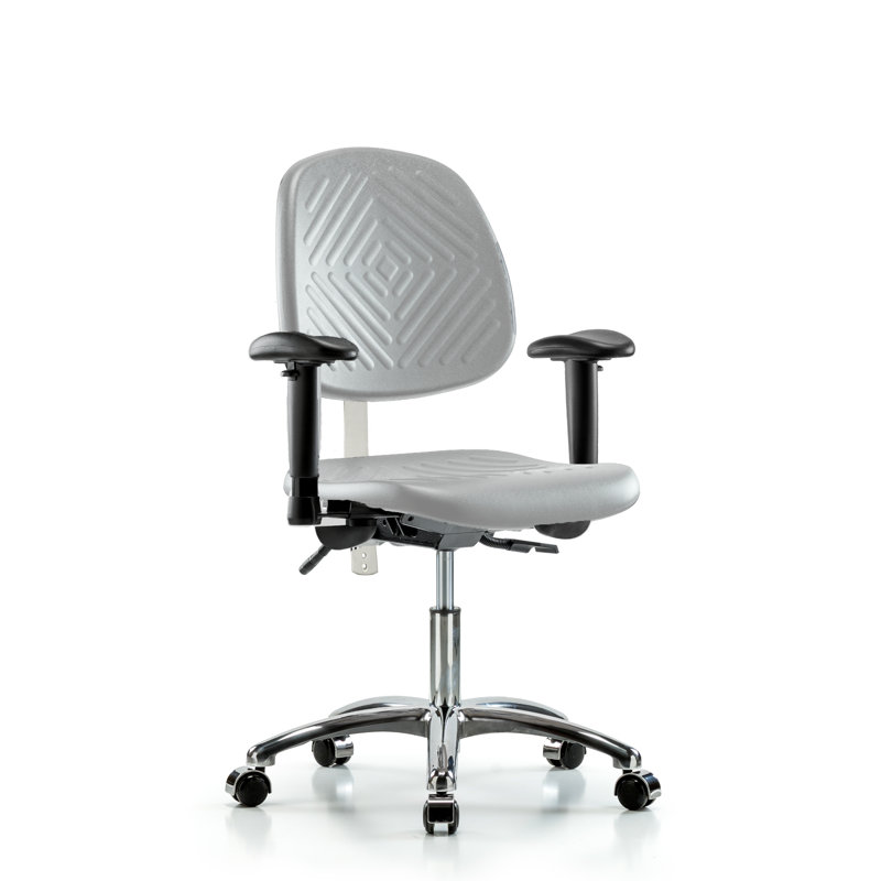 Chaise de travail Leodan, Roulettes, Oui