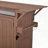 60.2"W Outdoor Kitchen Island with Wheels and Stainless Steel Top-2023604923