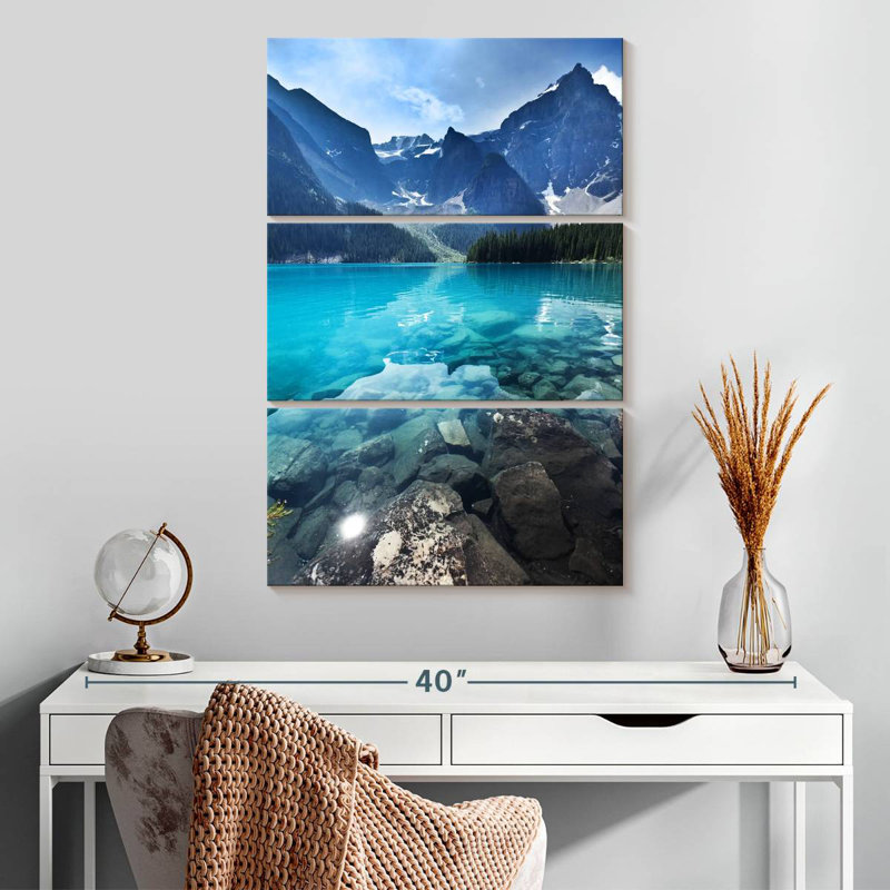 Alvord Alberta Lakeside Mountains, H 32 po x l 20 po
