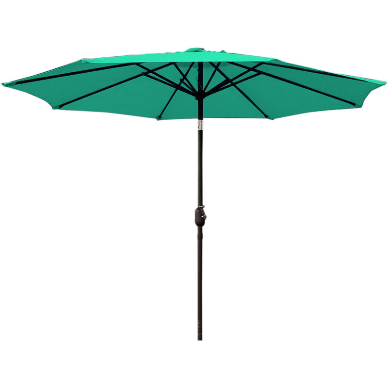 Parasol 9" Market, Vert, Noir