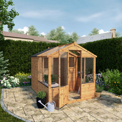 Mercia Traditional Apex Greenhouse/Shed Combi