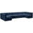Enso Velvet U-Shaped Sectional Reversible-1516264366