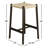 Fila Counter Stool with Solid Wood Frame