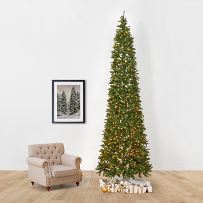 Easy Set-Up Lighted Pine Christmas Tree
