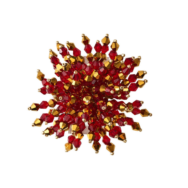Brilliant Napkin Ring, Red