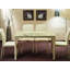 Damar Glass Top Metal Base Dining Table-17958638