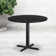 Carrus Round Laminate Dining Table Top with X-Shaped Base