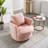 Yelina Polyester Slipcovered Swivel Barrel Chair-1776697181