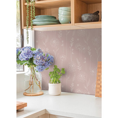 Peel & Stick Floral Roll