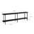 Celine 71" Console Table In Black (2Shelf)-124922111