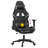 Massage Gaming Chair with Footrest Faux Leather-1020098257
