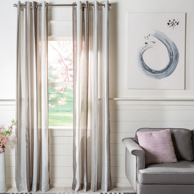 Brutus Semi Sheer Curtain Single Panel