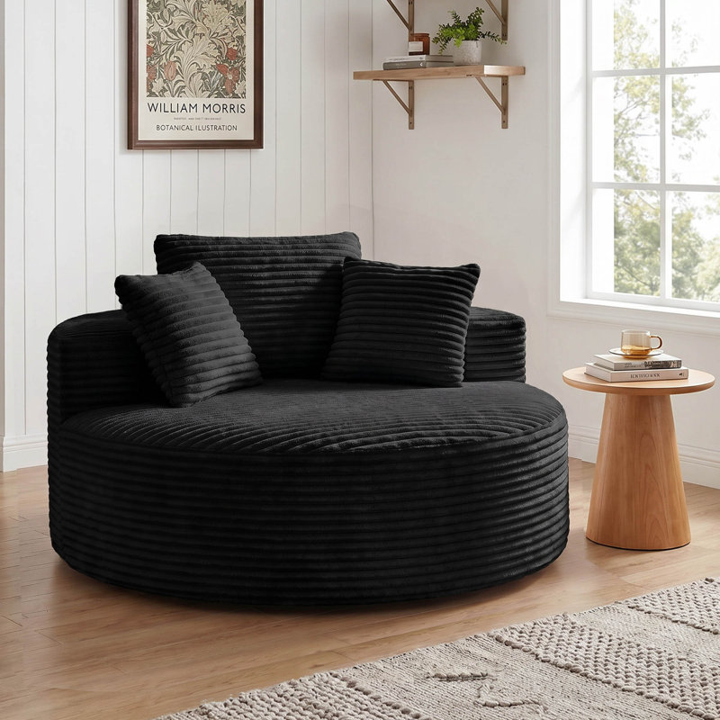  Chaise de salle à manger 55,5 po, 55", Noir
