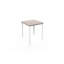 Marsella - Square Table - 70X70 - White Base - Sand Table Top