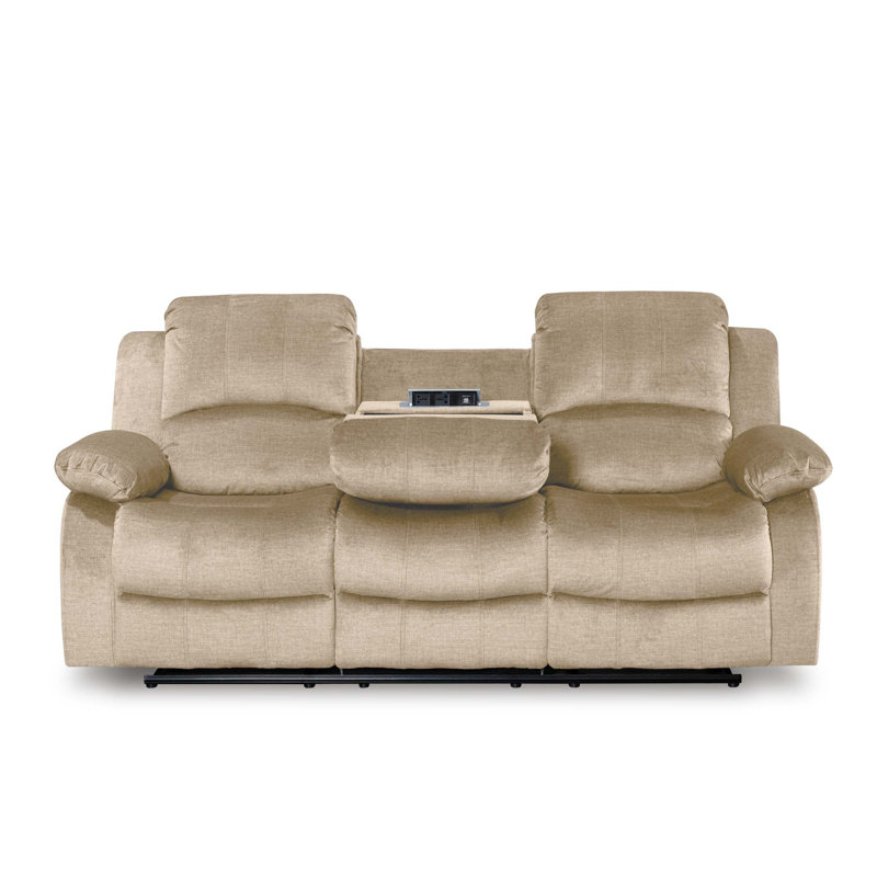 Alaiyna Wide Home Theater Recliner Recliner, Electric Beige, 3
