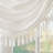 Faux Silk Waterfall Embellished Valance 38X46"-111598032