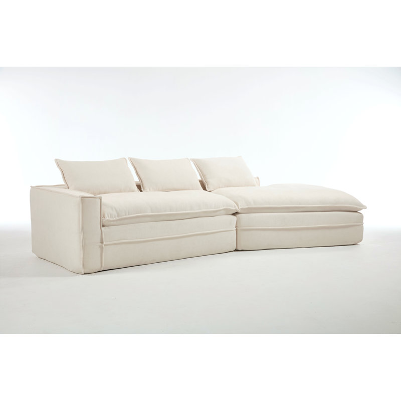Canapé modulaire Modern, Tissu blanc