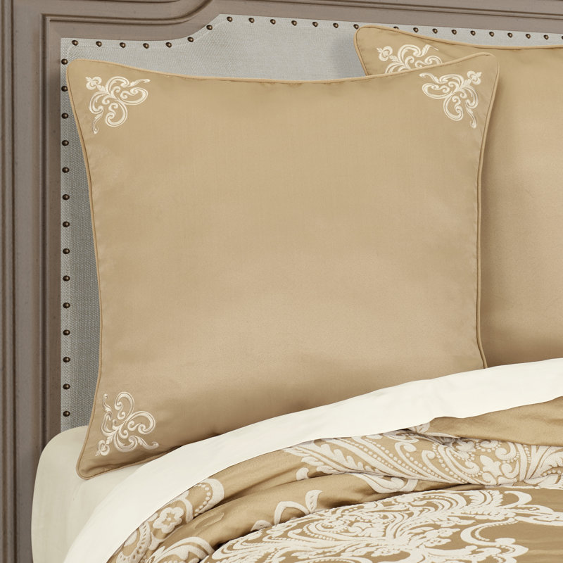 Taie décorative européenne Potenza, Doré