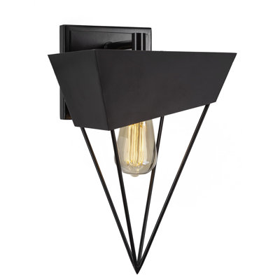 Oryana Neo 1 Light Wall Sconce Shown With Antique LED Bulb