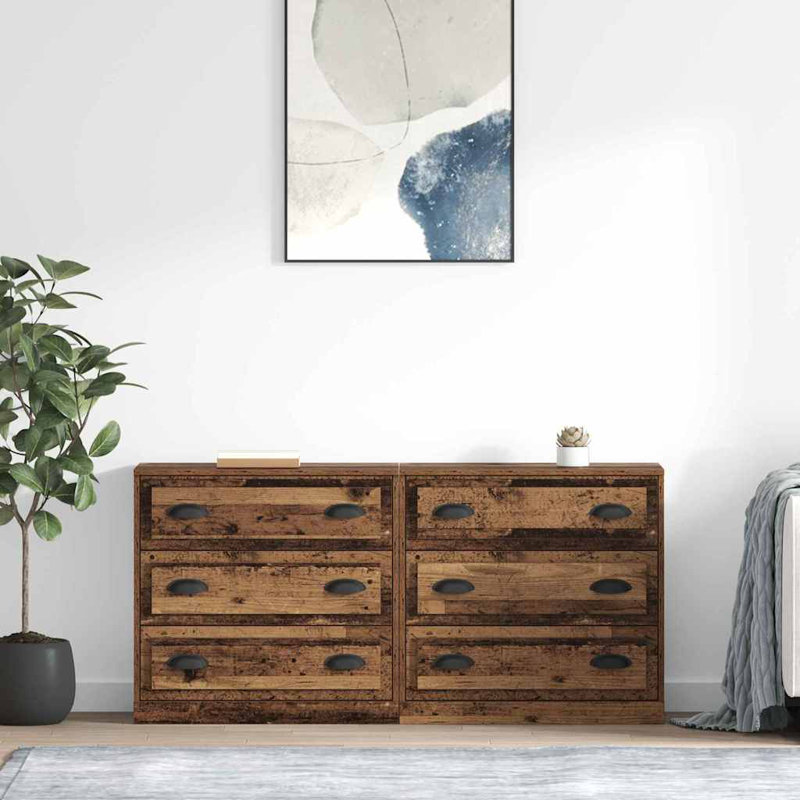 70cm Sideboard, Old Wood