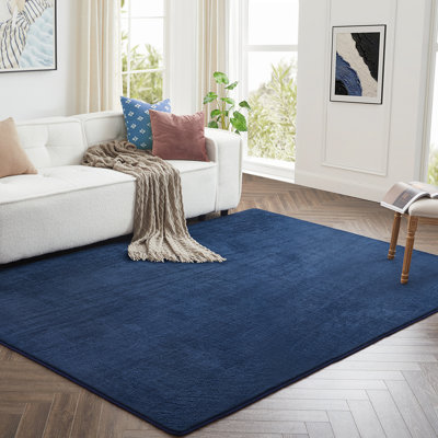 Luxury Pashmina Rug High Low Pile Bedroom Carpet 