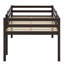 Lit mezzanine en bois avec échelle-1450561988