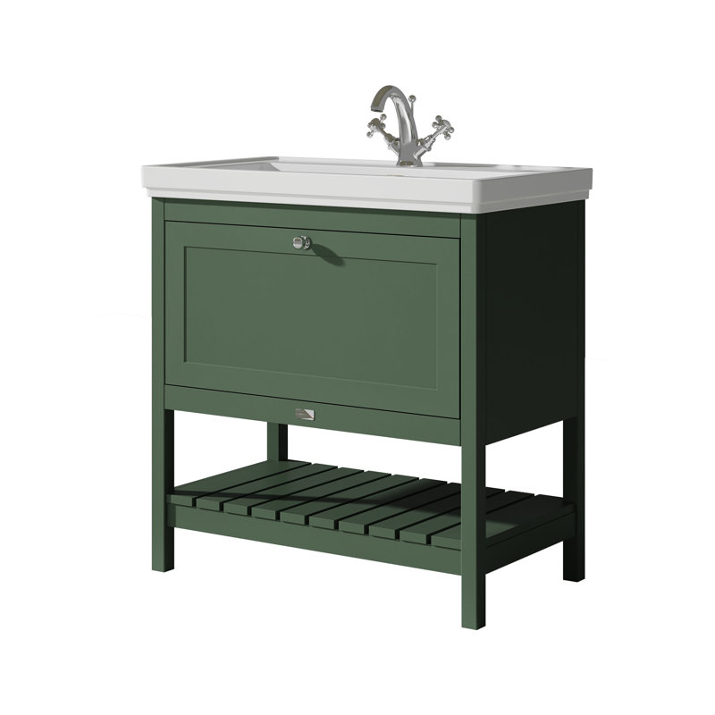 Hartleigh 830 mm Bathroom Vanity, Hunter Green