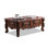 Brown Solid Wood Rectangular Coffee Table