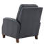 Fauteuil inclinable en similicuir Jack Midnight avec mousse haute densité et inclinaison manuelle douce pour un confort ultime