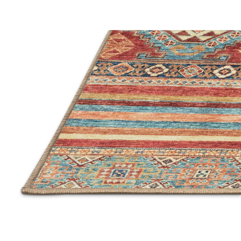 Abstract Indoor Rug, Rectangle 4' x 6'