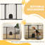 Barrière extra large pour animaux avec petite porte -119937989-119937990