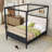 Canopy Bed with Upholstered Headboard-1721938783-1721938780