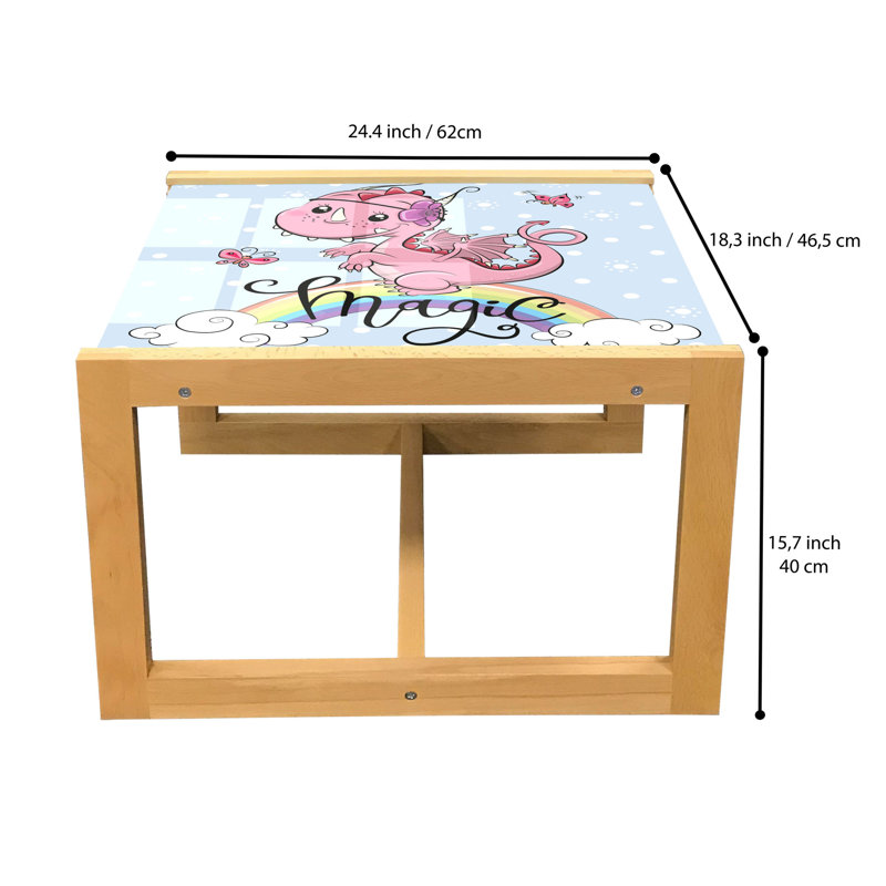 Jaelea Sled Coffee Table, 62cm H x 46cm W x 40cm D