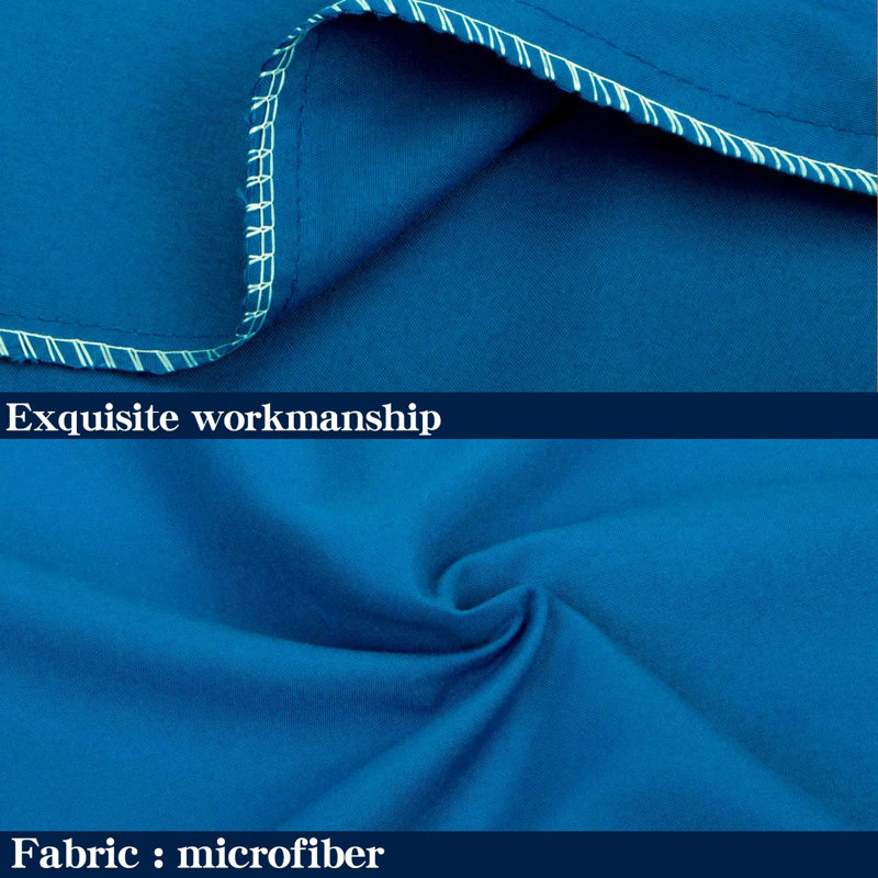 Luxe Microfiber Cover Body Pillow, Royal Blue