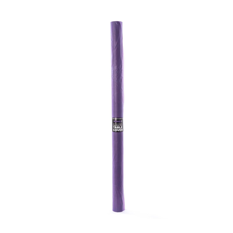 Rouleaux de nappe en plastique jetables, Mauve