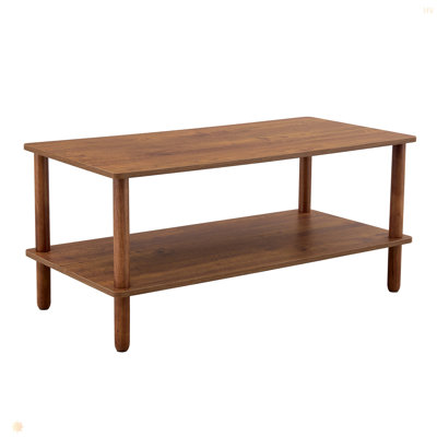 Coffee Table,Cocktail table,Living room table with Open Storage Shelf